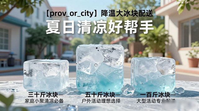 东城降温大冰块配送_海鲜排档降温解决方案_高温天气大冰块配送